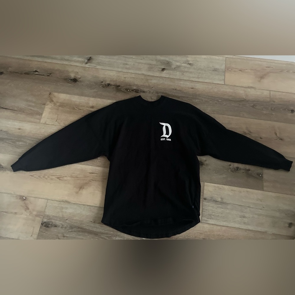 Disneyland resort, black, long sleeve T-shirt OVERSIZED